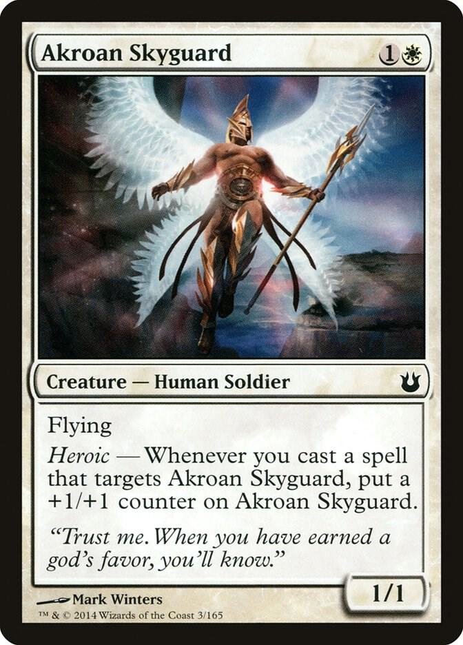 Akroan Skyguard, BNG, 3, NM, Foil