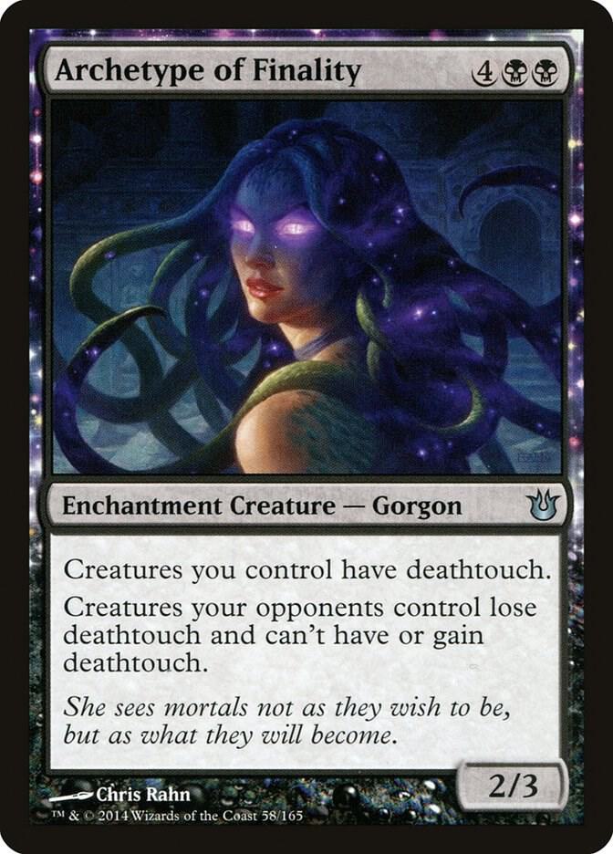 Archetype of Finality, BNG, 58, NM, Foil