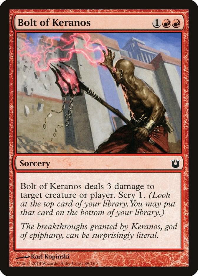 Bolt of Keranos, BNG, 89, NM, Foil
