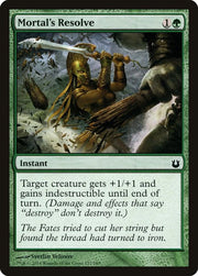 Mortal's Resolve, BNG, 127, NM, Foil