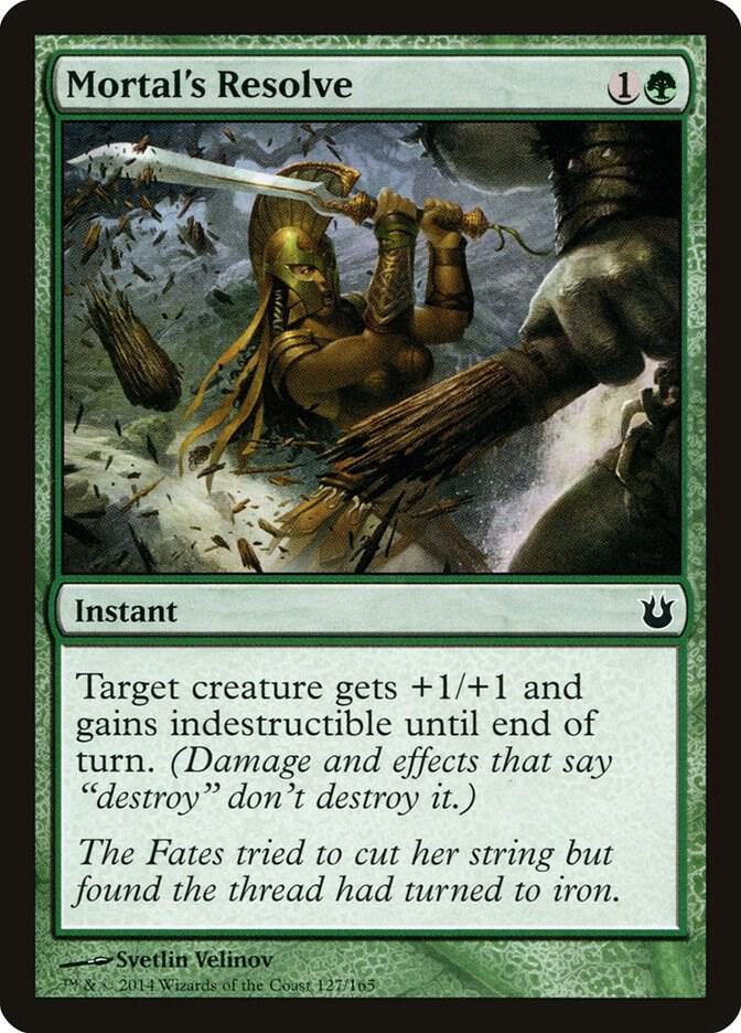 Mortal's Resolve, BNG, 127, NM