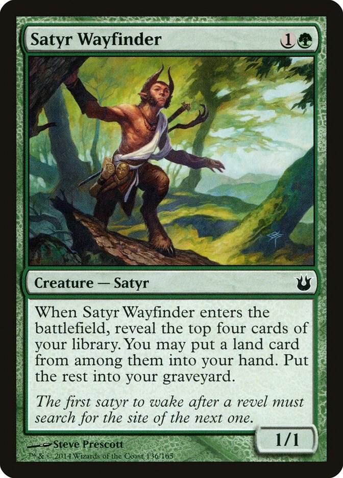 Satyr Wayfinder, BNG, 136, NM