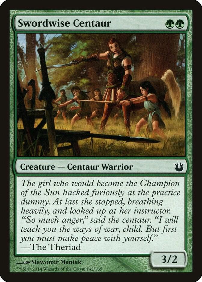 Swordwise Centaur, BNG, 142, NM, Foil