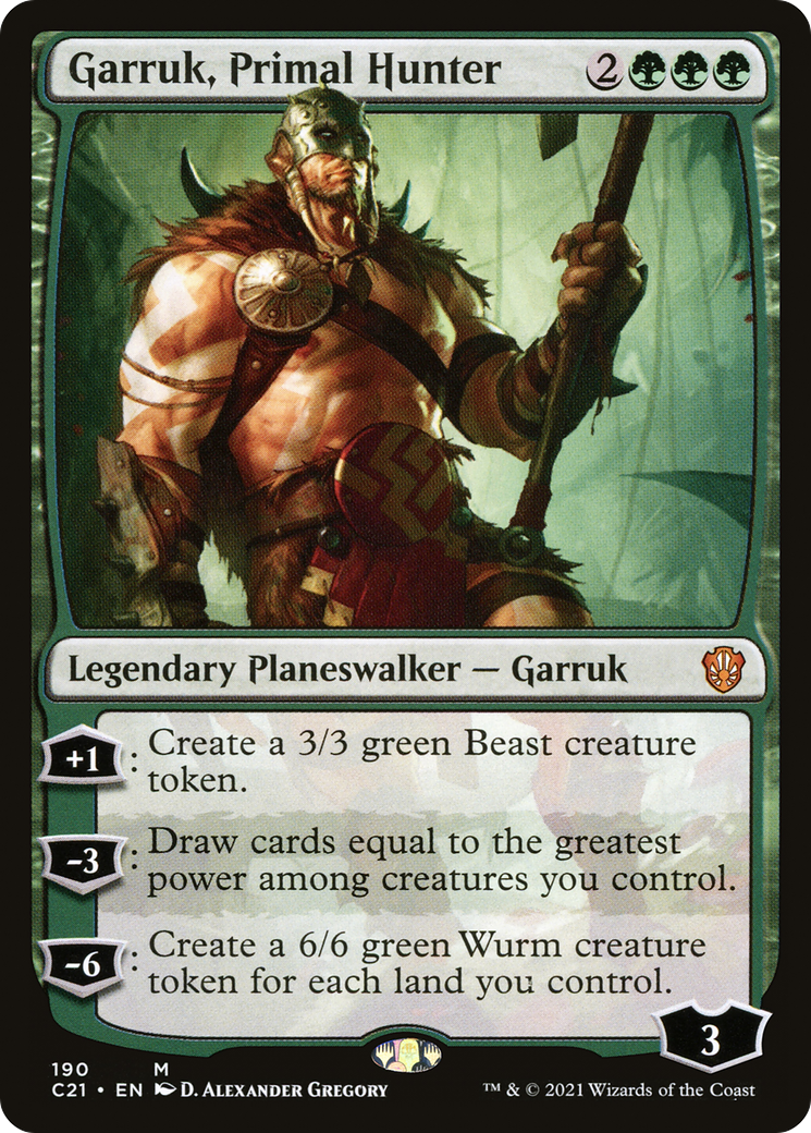 Garruk, Primal Hunter (C21) 190