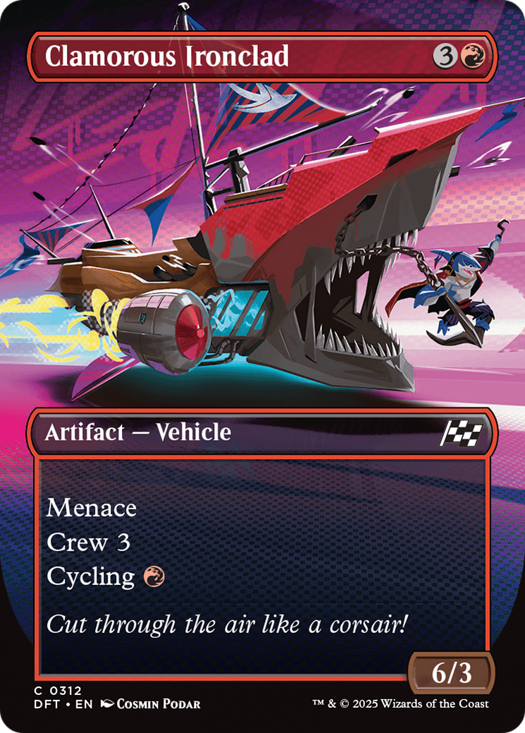 Clamorous Ironclad (DFT) 312 - WZRD TCG