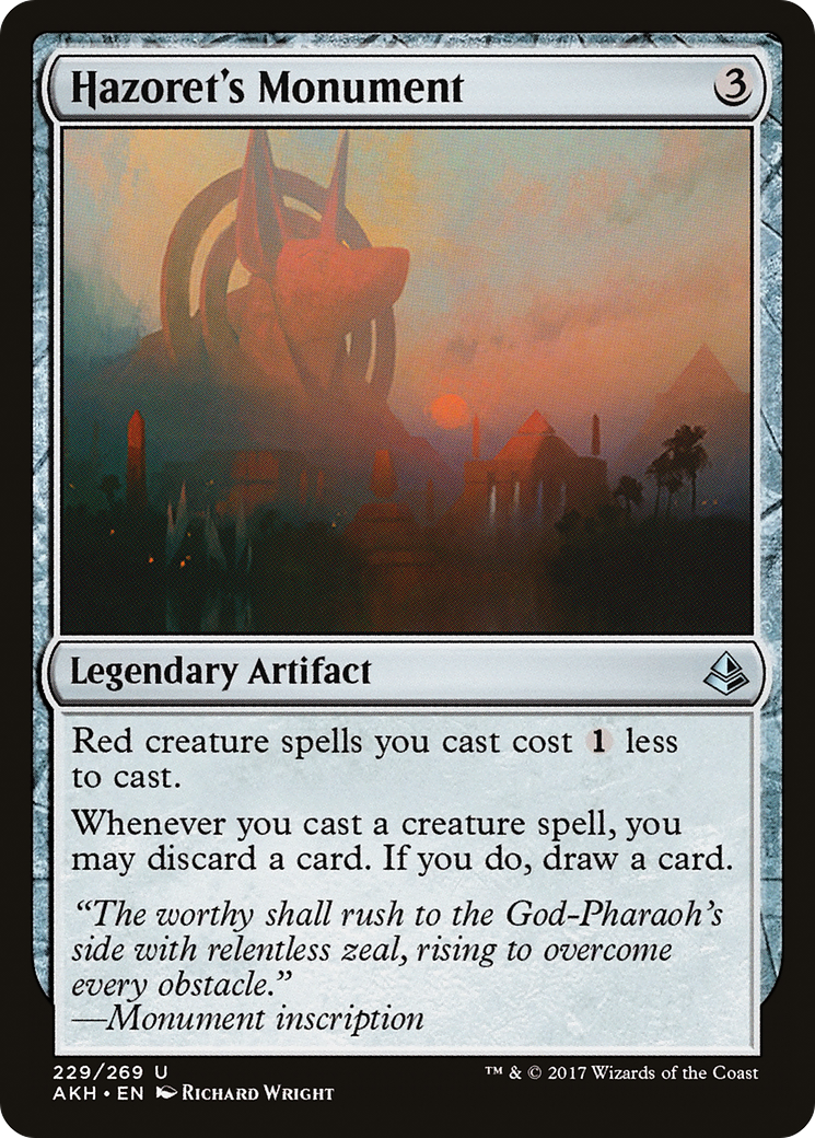 Hazoret's Monument (AKH) 229 - WZRD TCG
