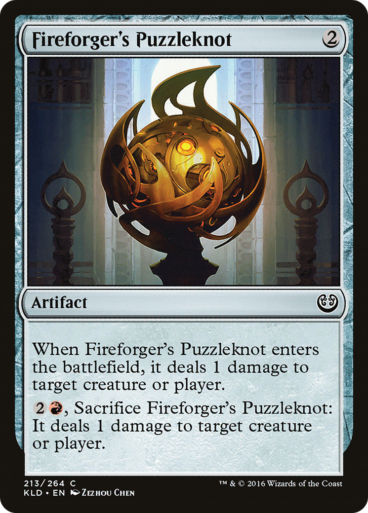 Fireforger's Puzzleknot (KLD) 213 - WZRD TCG