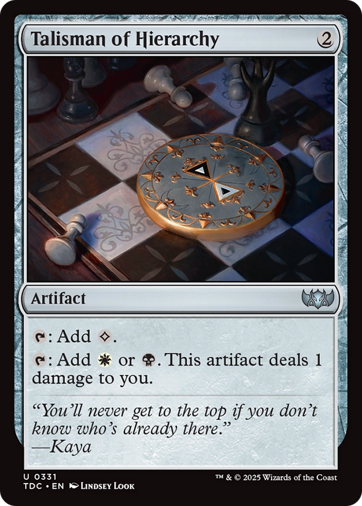 Talisman of Hierarchy (TDC) 331