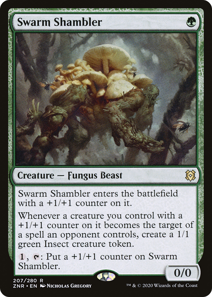 Swarm Shambler (ZNR) 207 - WZRD TCG
