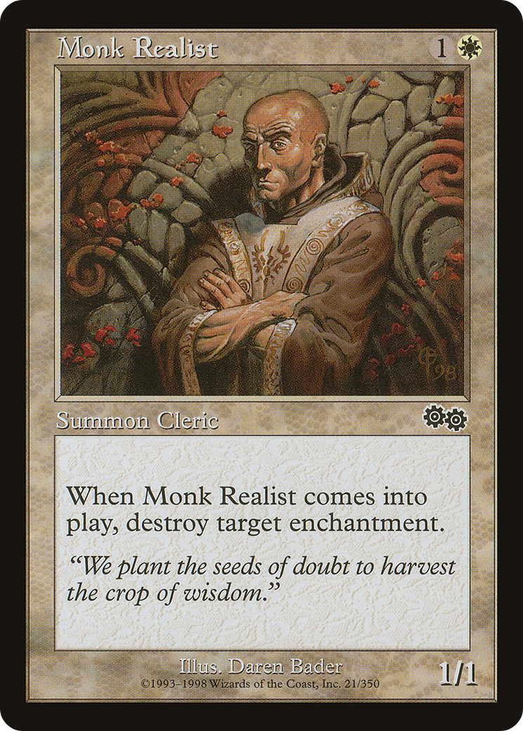 Monk Realist (USG) 21 - WZRD TCG