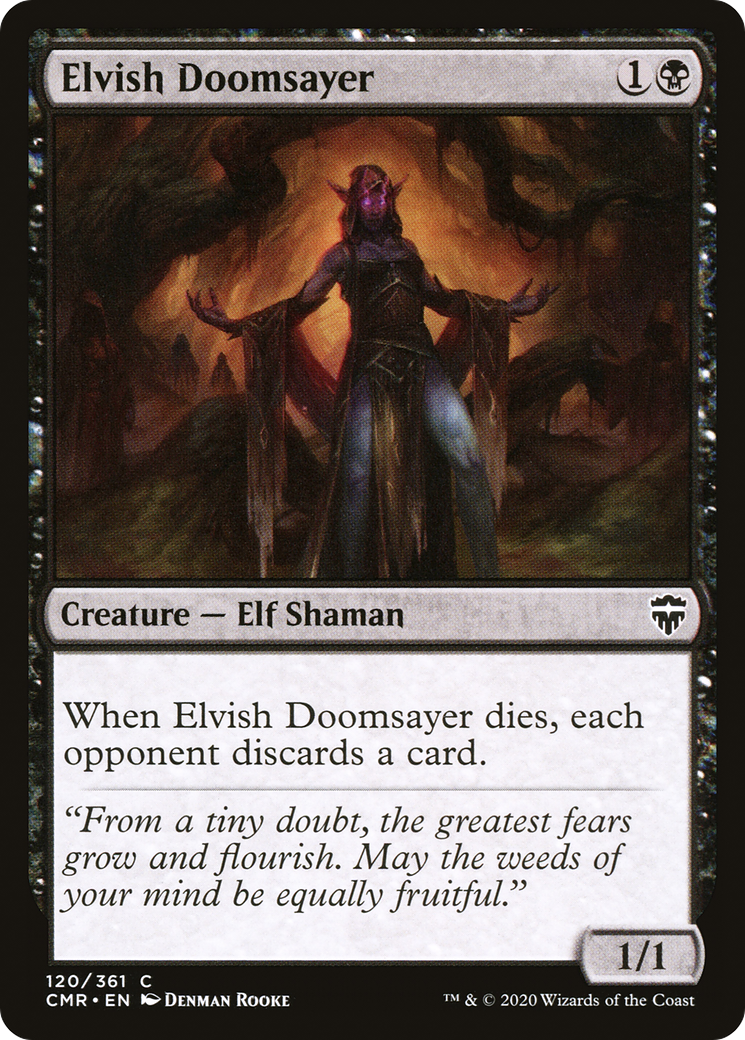 Elvish Doomsayer (CMR) 120 - WZRD TCG