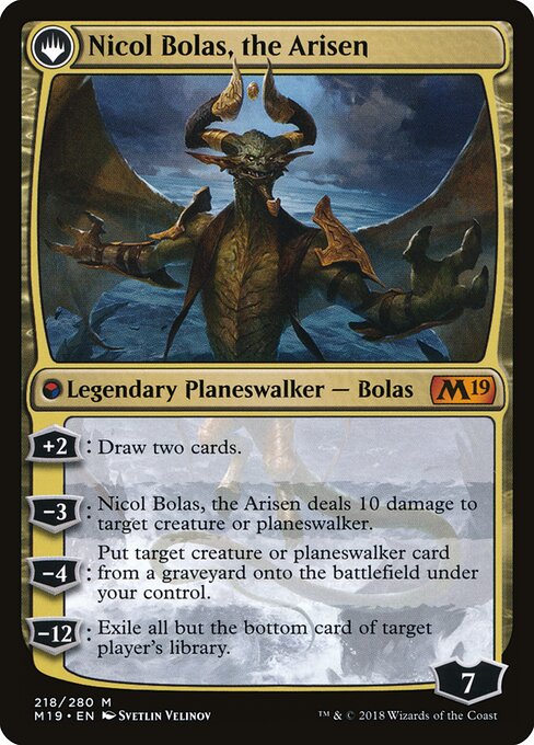 Nicol Bolas, the Ravager // Nicol Bolas, the Arisen (Back)