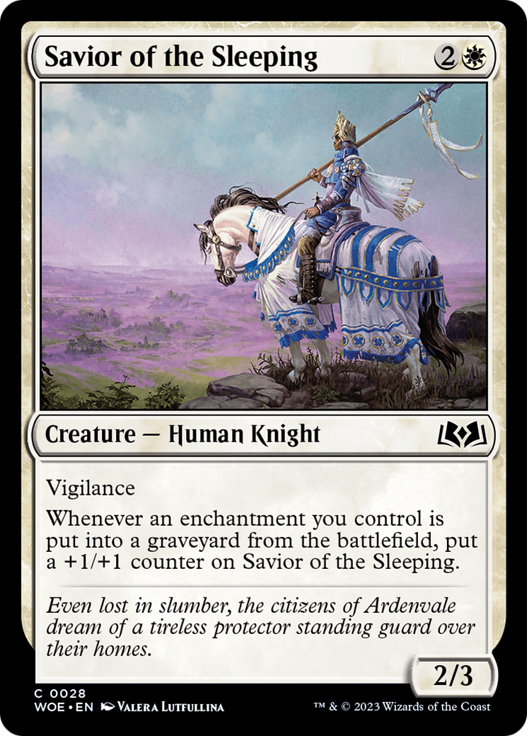Savior of the Sleeping (WOE) 28 - WZRD TCG