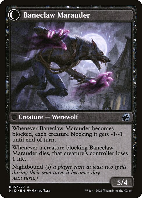 Baneblade Scoundrel // Baneclaw Marauder back