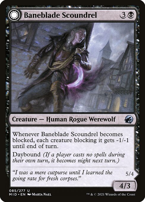 Baneblade Scoundrel // Baneclaw Marauder front