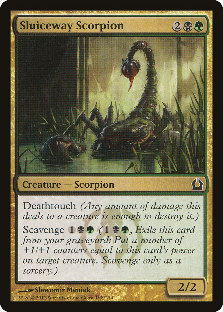Sluiceway Scorpion (RTR) 198 - WZRD TCG
