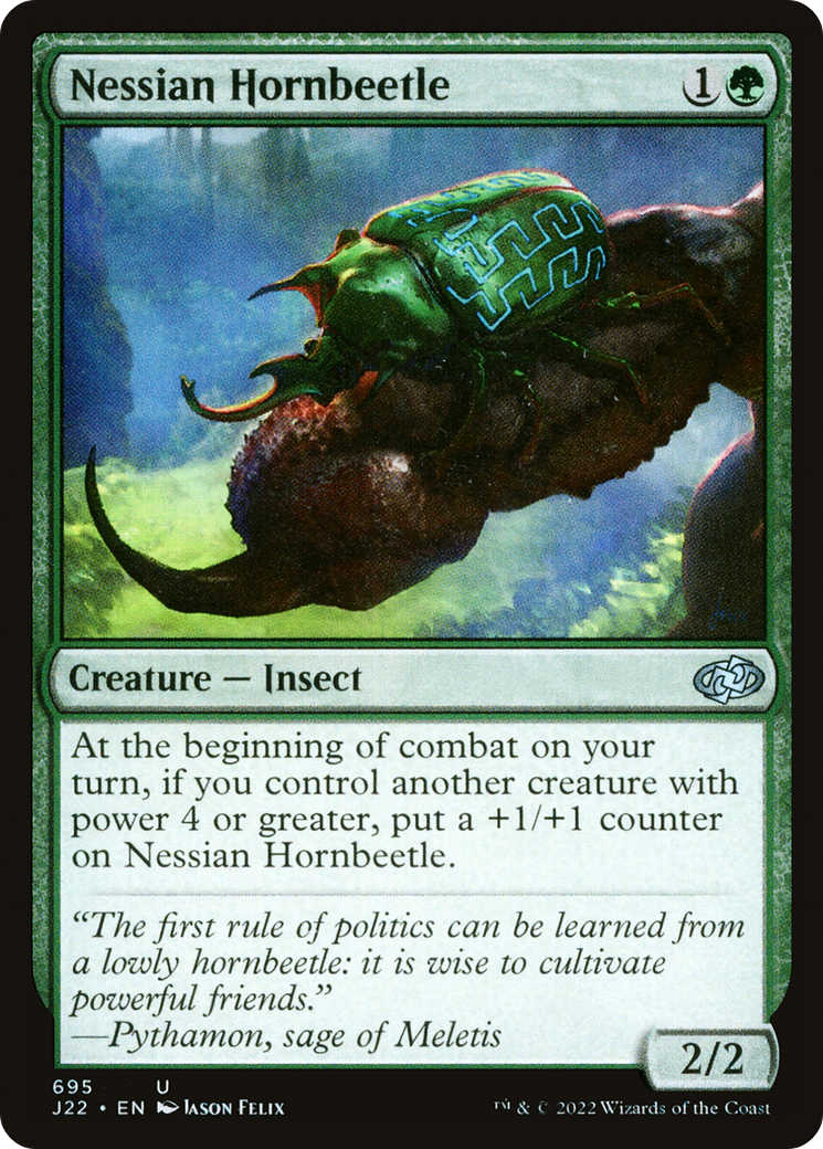 Nessian Hornbeetle (J22) 695 - WZRD TCG