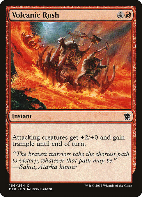Volcanic Rush front