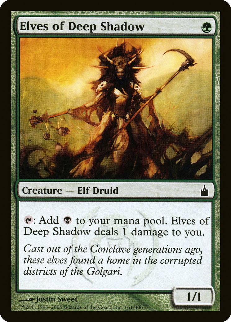 Elves of Deep Shadow (RAV) 161 - WZRD TCG