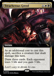 Treacherous Greed (MKM) 420 - WZRD TCG