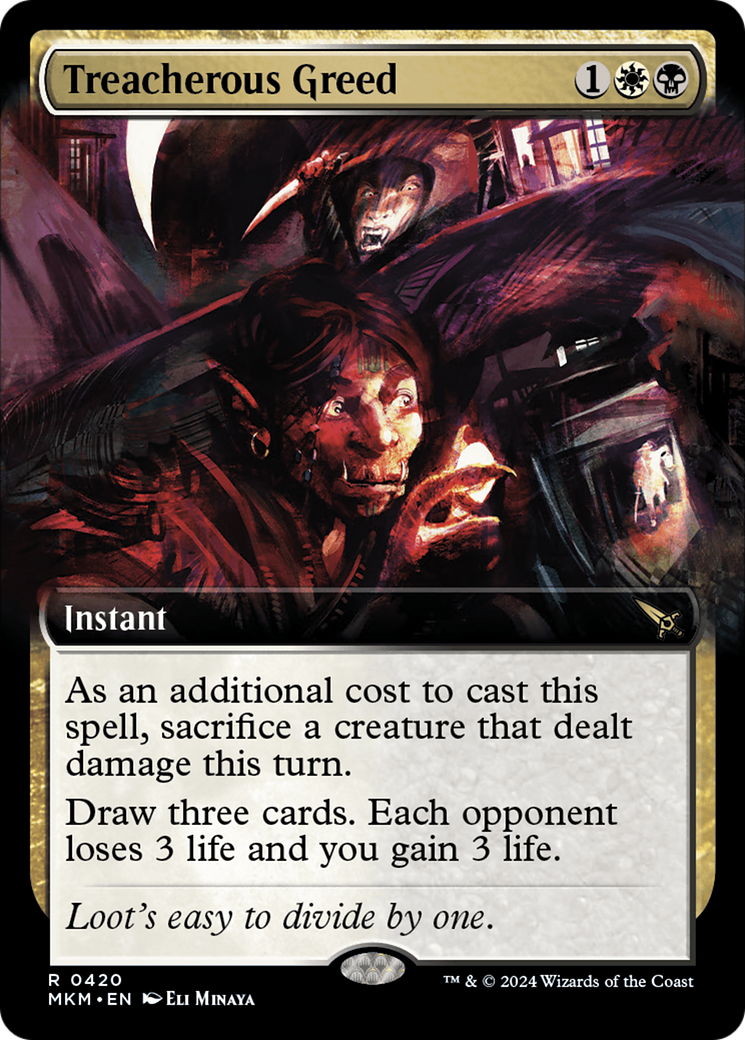 Treacherous Greed (MKM) 420 - WZRD TCG