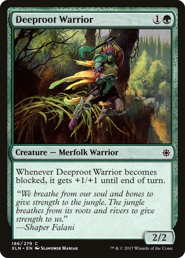 Deeproot Warrior (XLN) 186 - WZRD TCG