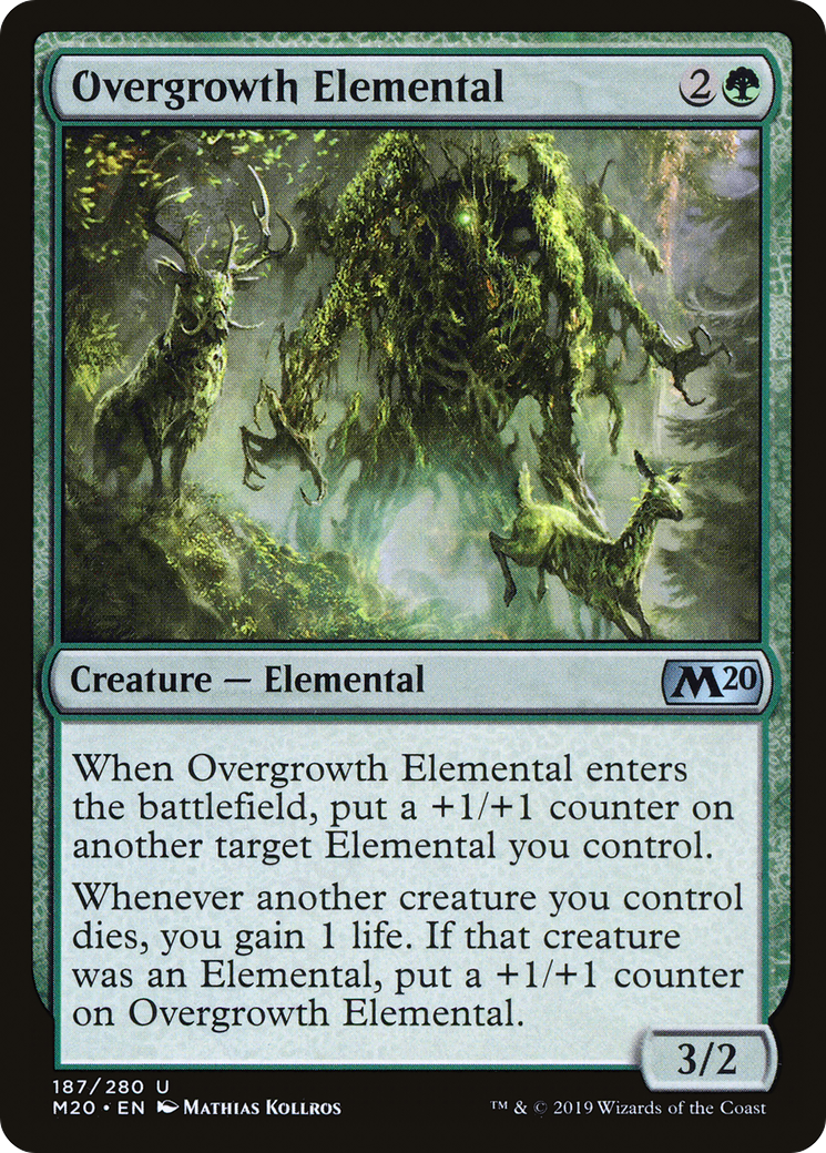 Overgrowth Elemental (M20) 187