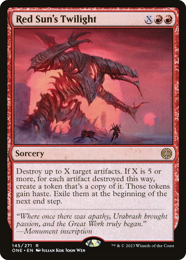 Red Sun's Twilight (ONE) 145 - WZRD TCG