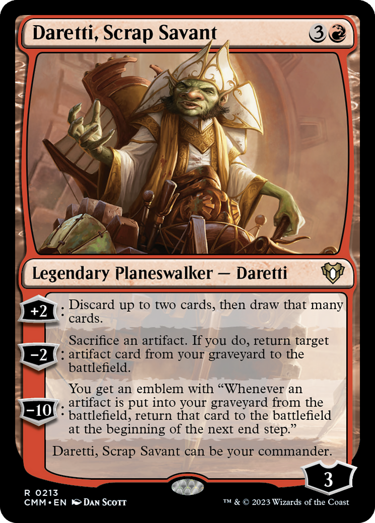 Daretti, Scrap Savant (CMM) 213 - WZRD TCG