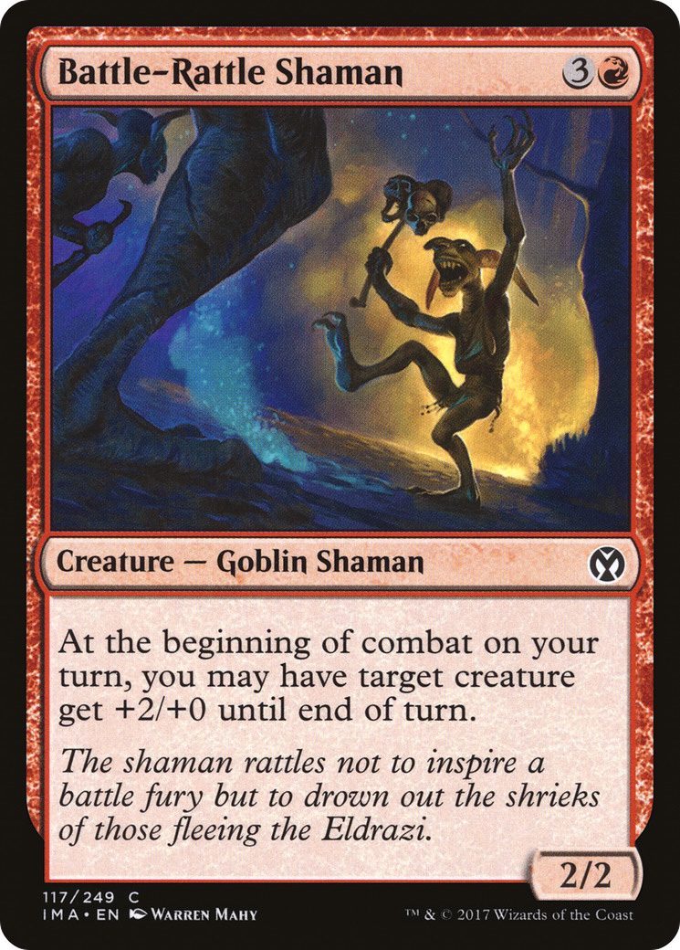 Battle-Rattle Shaman (IMA) 117 - WZRD TCG