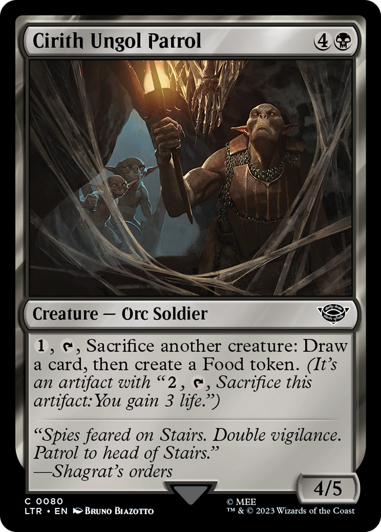 Cirith Ungol Patrol (LTR) 80 - WZRD TCG