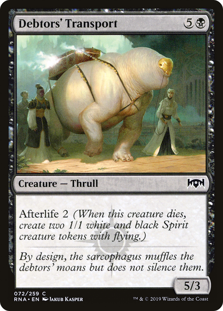 Debtors' Transport (RNA) 72 - WZRD TCG