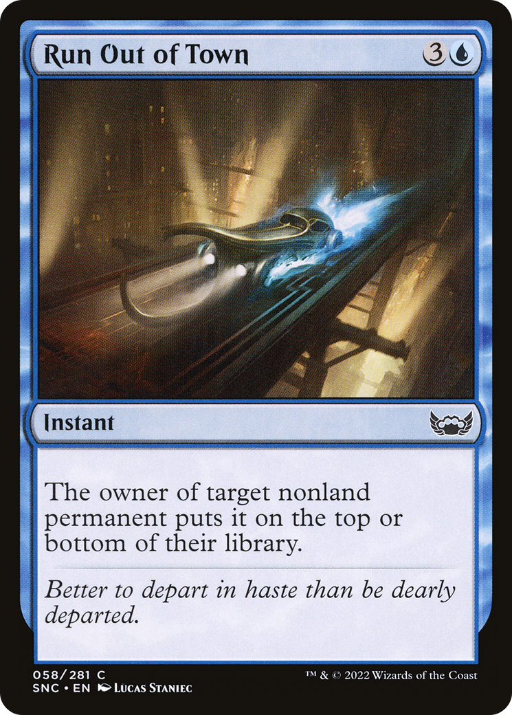 Run Out of Town (SNC) 58 - WZRD TCG