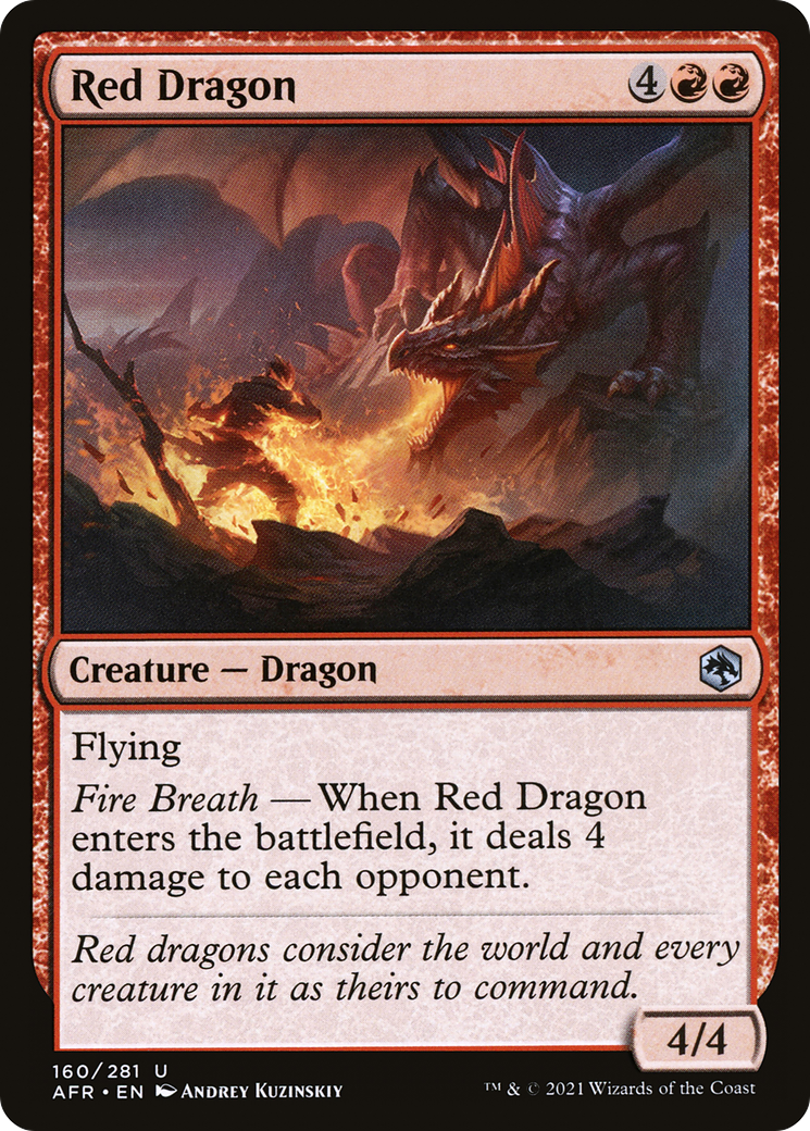 Red Dragon (AFR) 160 - WZRD TCG