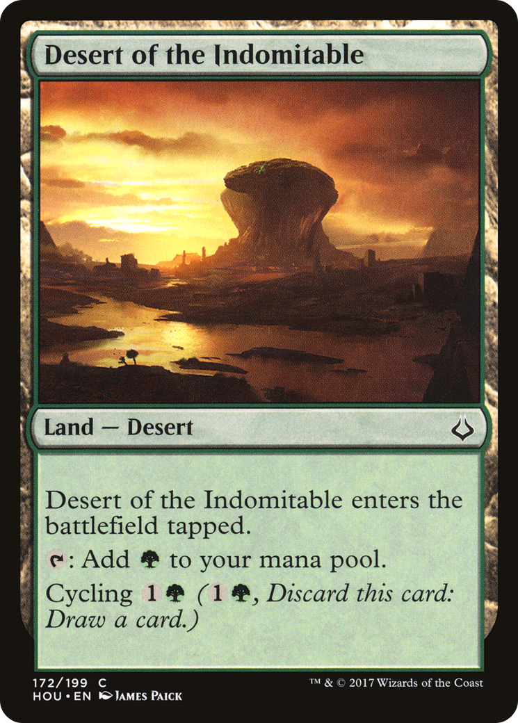 Desert of the Indomitable (HOU) 172 - WZRD TCG