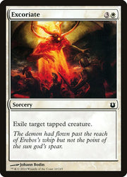 Excoriate front