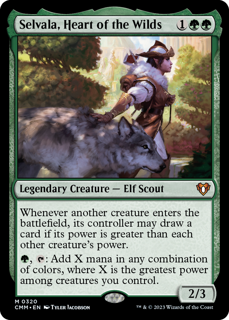 Selvala, Heart of the Wilds (CMM) 320 - WZRD TCG