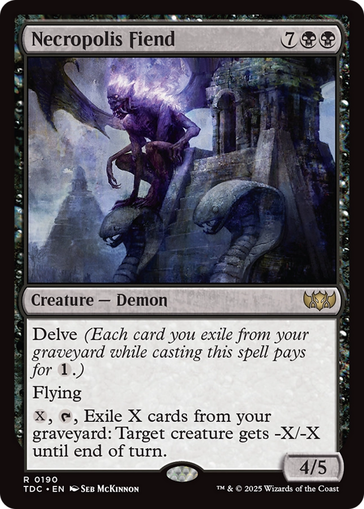 Necropolis Fiend (TDC) 190 - WZRD TCG