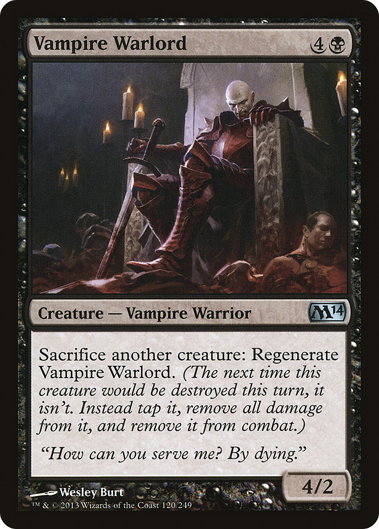 Vampire Warlord (M14) 120 - WZRD TCG