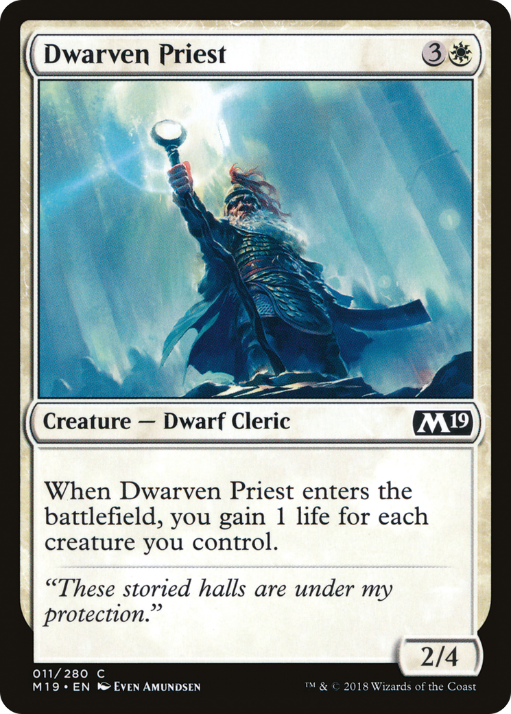 Dwarven Priest (M19) 11 - WZRD TCG