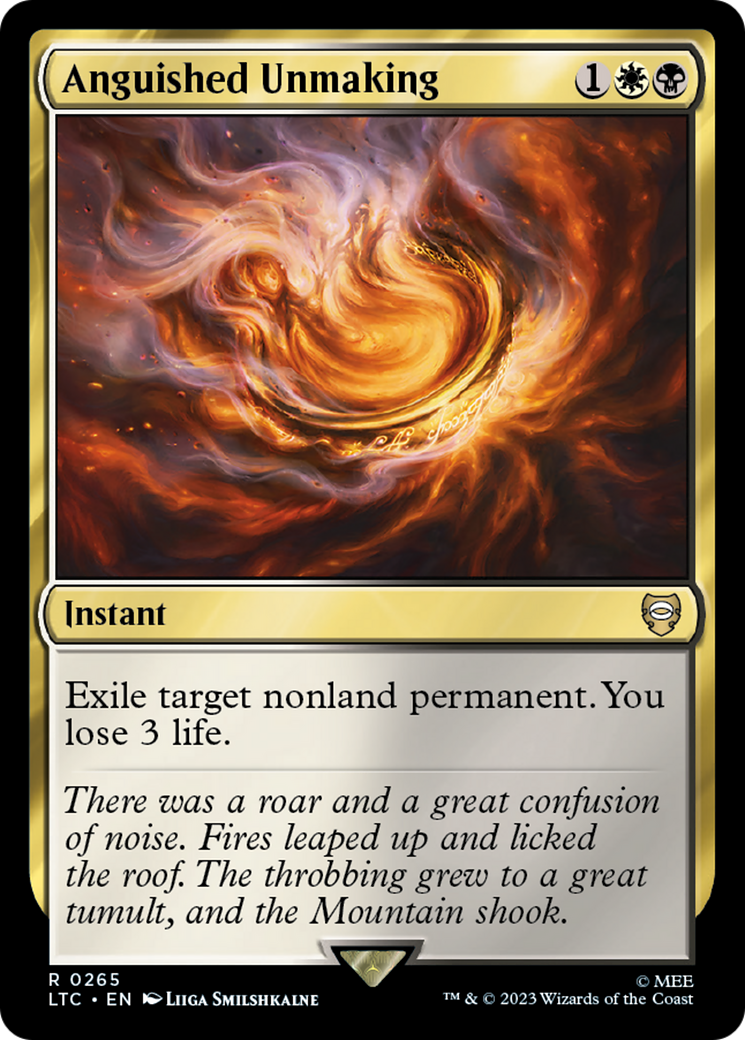 Anguished Unmaking (LTC) 265 - WZRD TCG