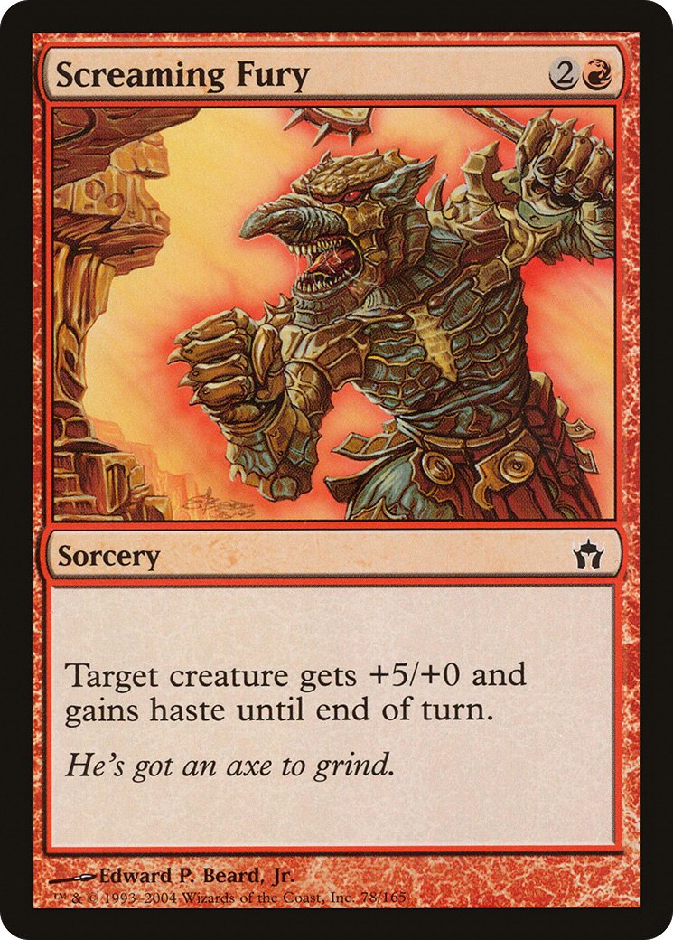 Screaming Fury (5DN) 78 - WZRD TCG