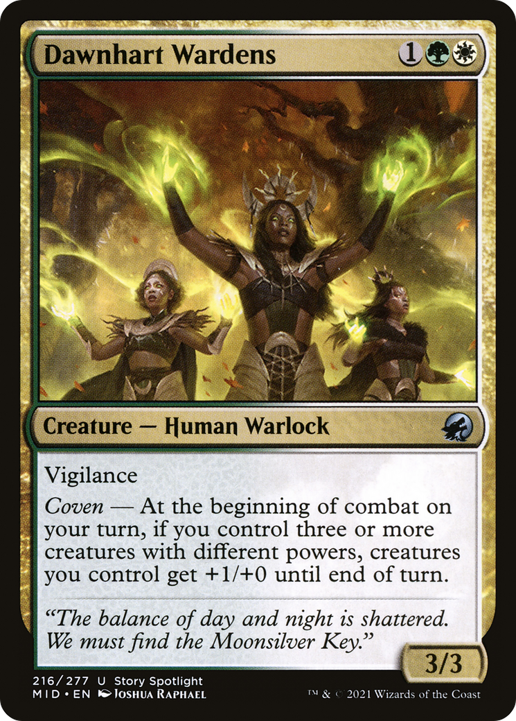 Dawnhart Wardens (MID) 216 - WZRD TCG