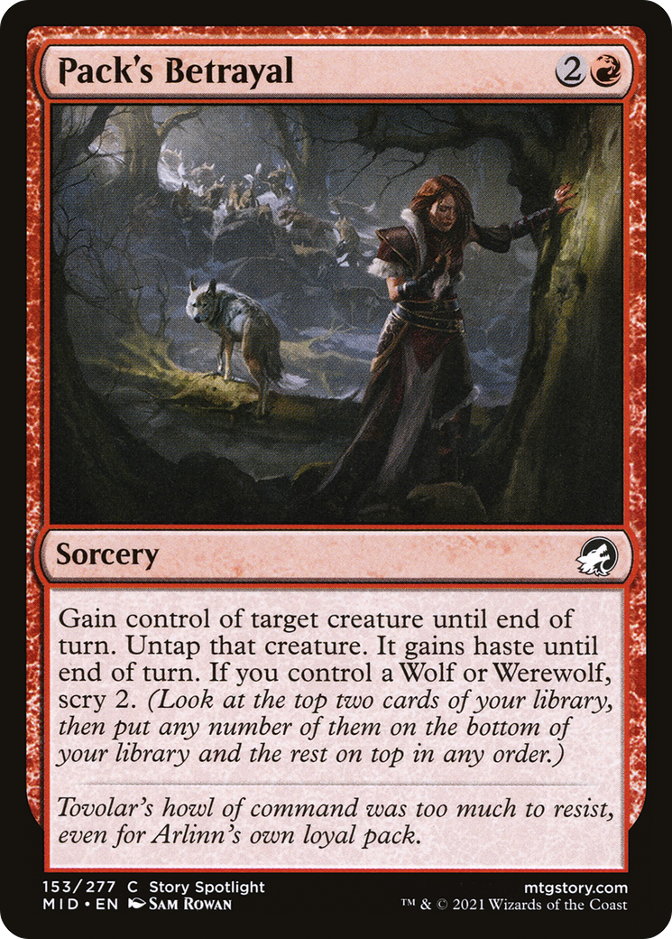 Pack's Betrayal (MID) 153 - WZRD TCG