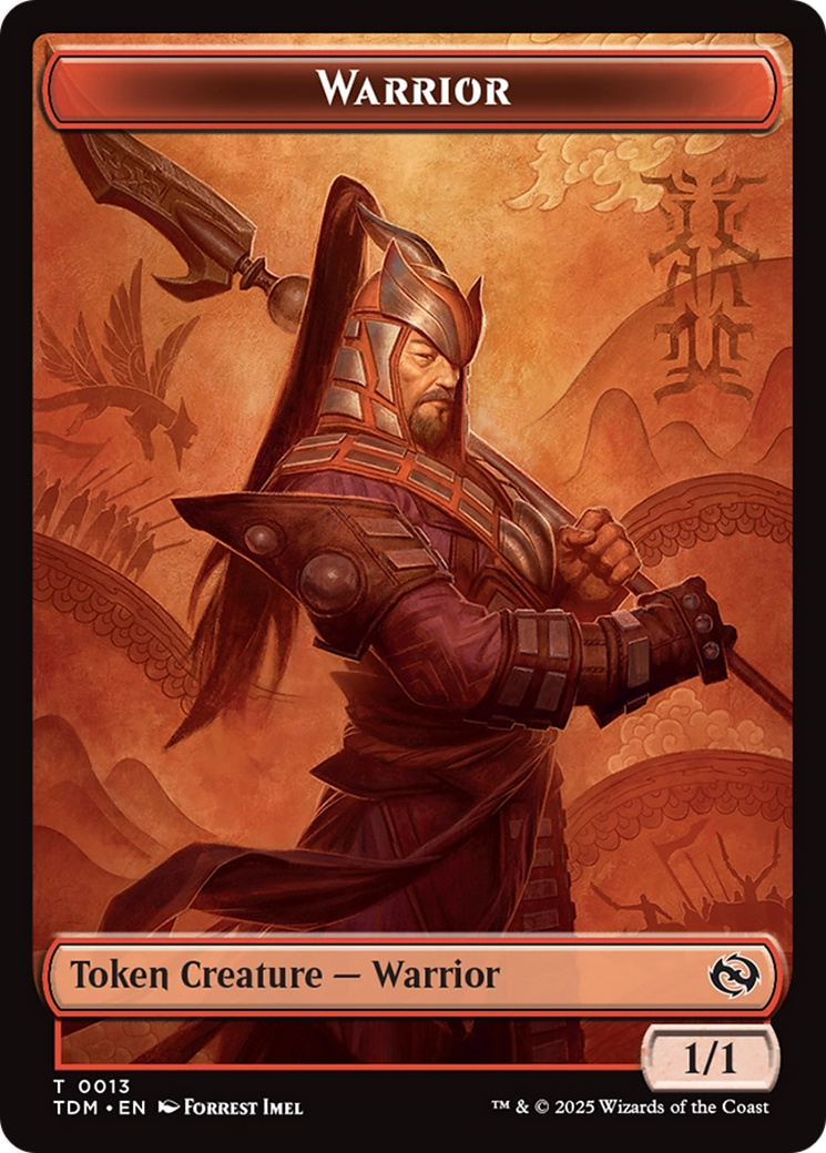 Warrior Token (TTDM) 13 - WZRD TCG