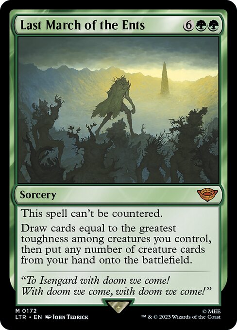 Last March of the Ents front