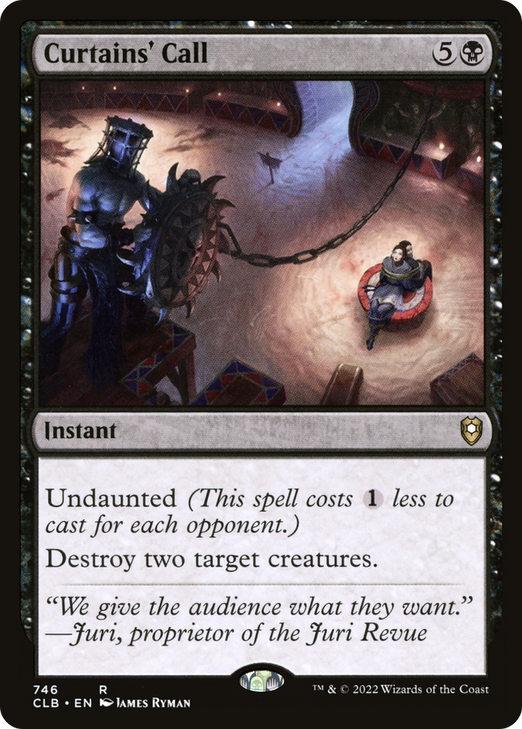 Curtains' Call (CLB) 746
