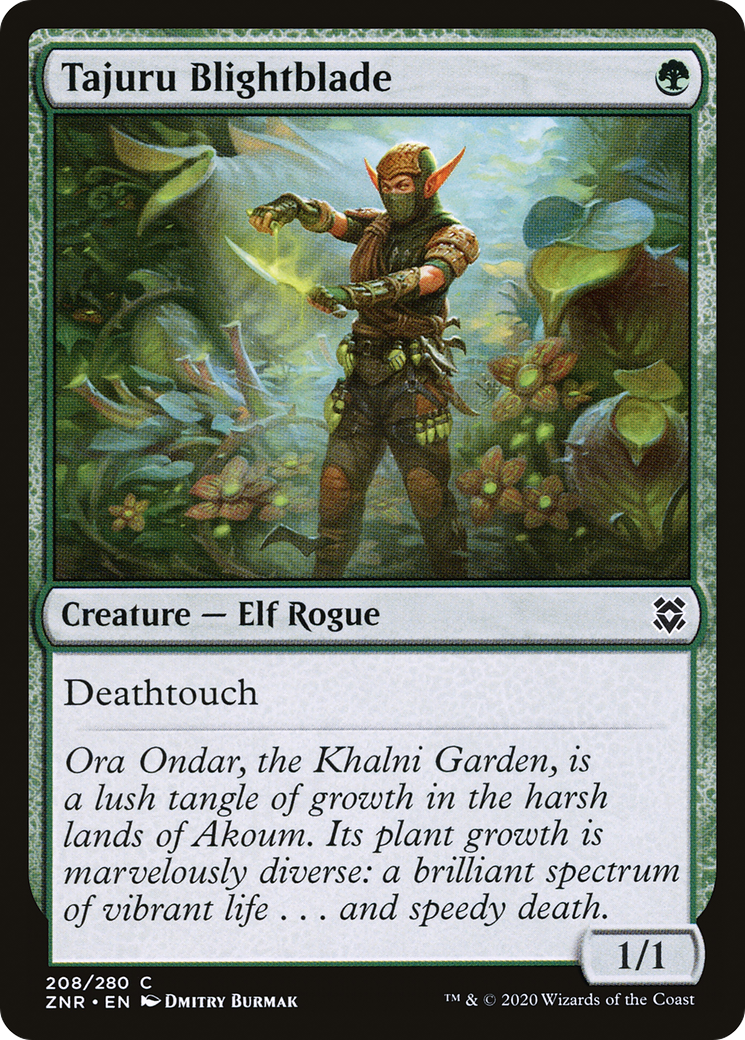 Tajuru Blightblade (ZNR) 208 - WZRD TCG