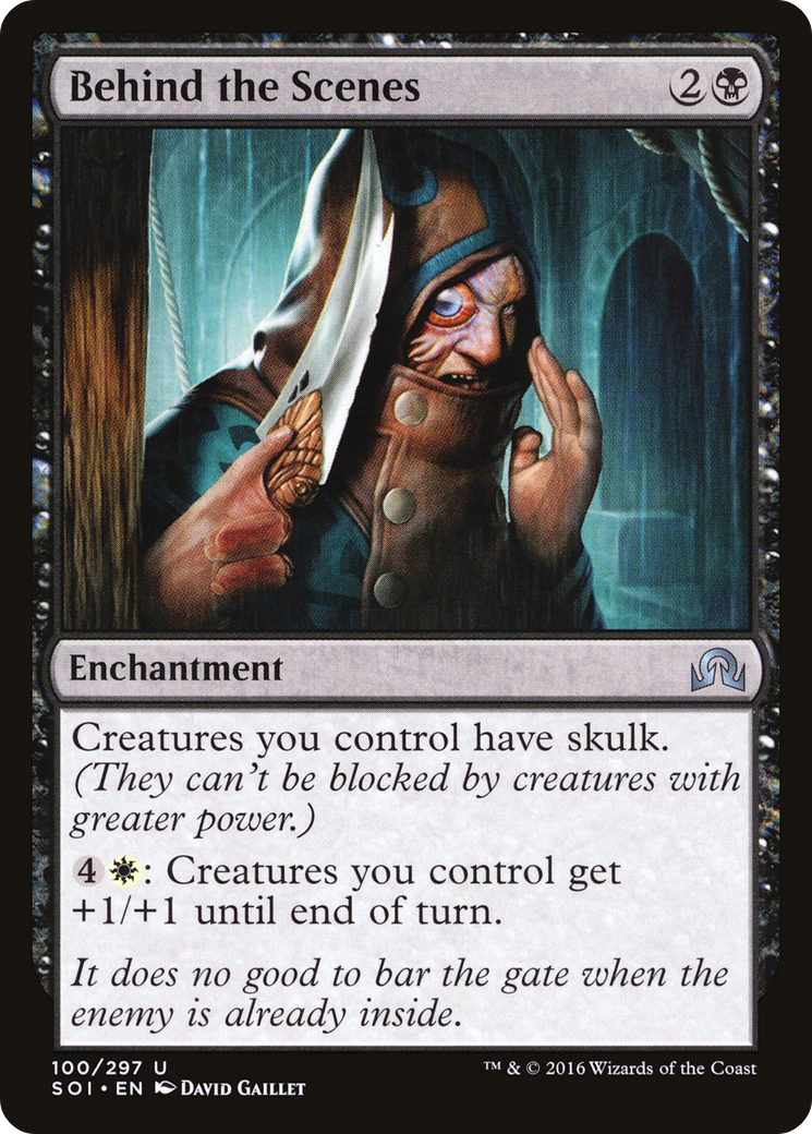 Behind the Scenes (SOI) 100