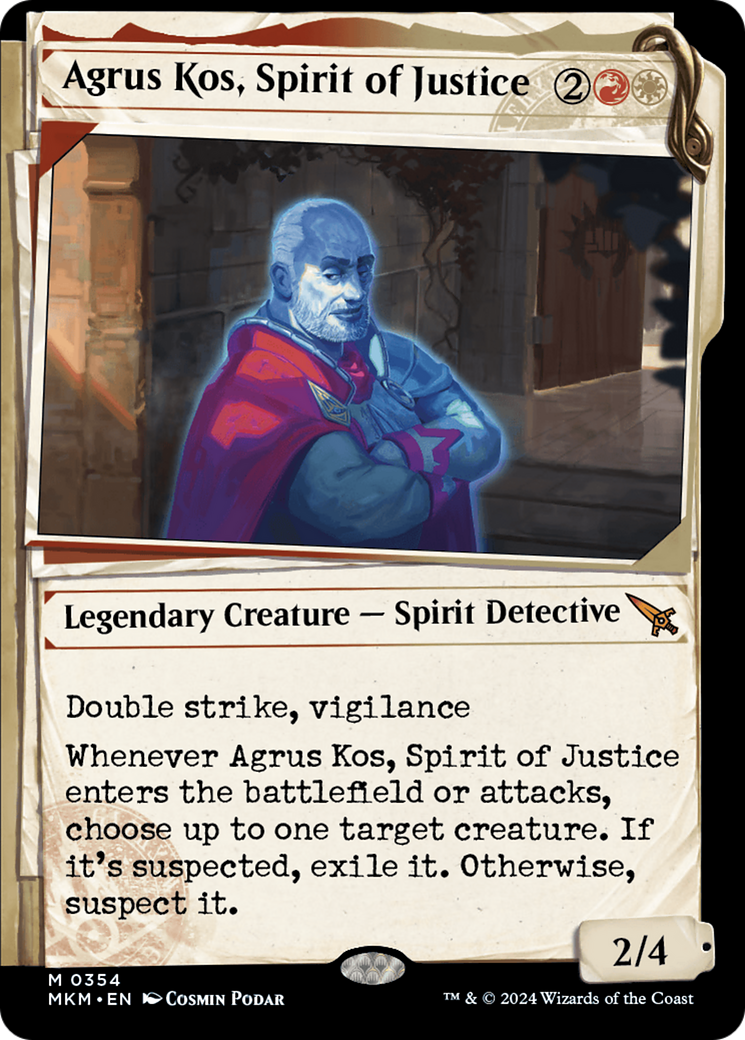 Agrus Kos, Spirit of Justice (MKM) 354 - WZRD TCG